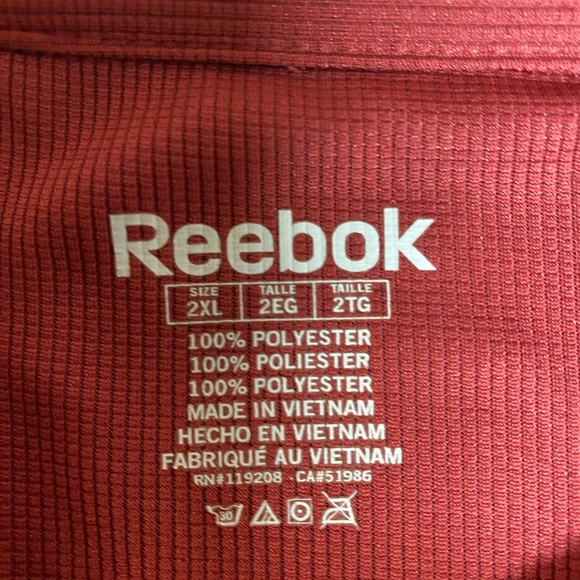 Reebok Houston Astros Short Sleeve Polo Men’s 2XL - Picture 3 of 3